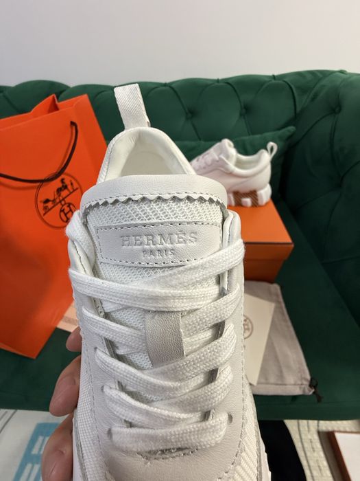 Adidasi Hermes piele naturala 100% Full Box colectie noua