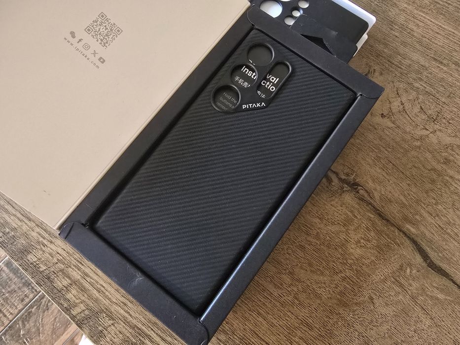 Pitaka Samsung S24 Ultra + Кожен Samsung оригинален кейс