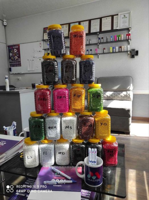 Polimerlar uchun MASTERBATCH Краситель для полимеров