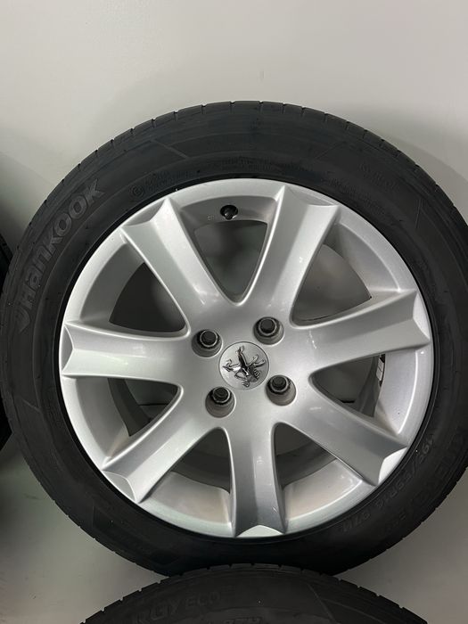 Оригинални джанти 16 цола 4х108 за Пежо с летни гуми 195/55/16