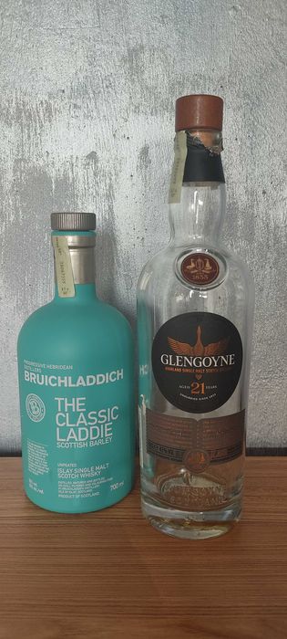 Бутилки от уиски със и без кутии