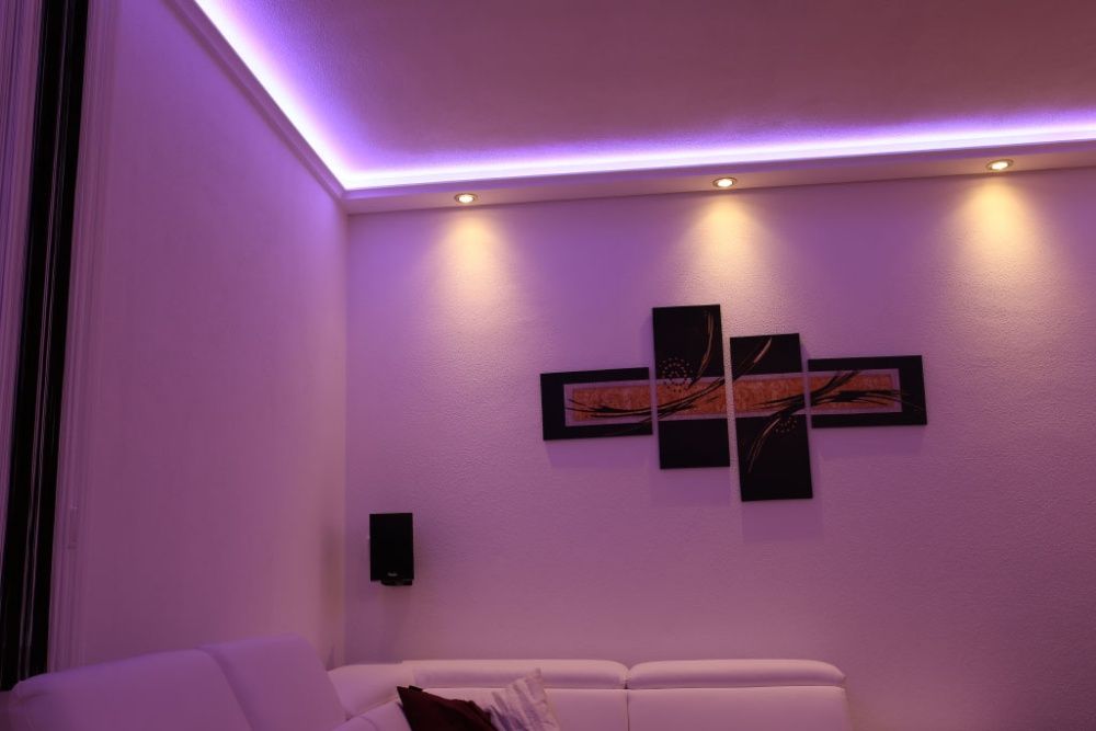 Scafe decorative polistiren, scafa led si spot model LS 6