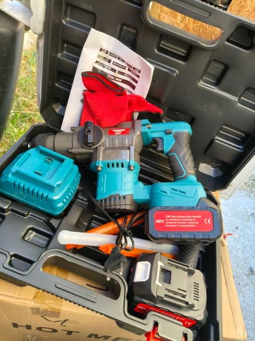 Ciocan Rotopercutor 9J, Brushless, cu 2 acumulatori 48V, 3500W, Campion PROFESSIONAL
