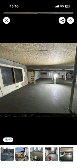 Стяжка пола полусухой