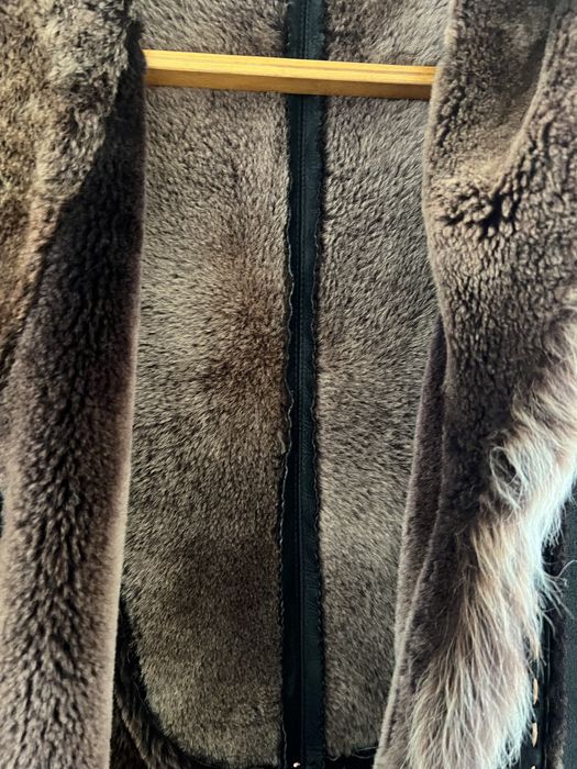 Кожаную дубленку