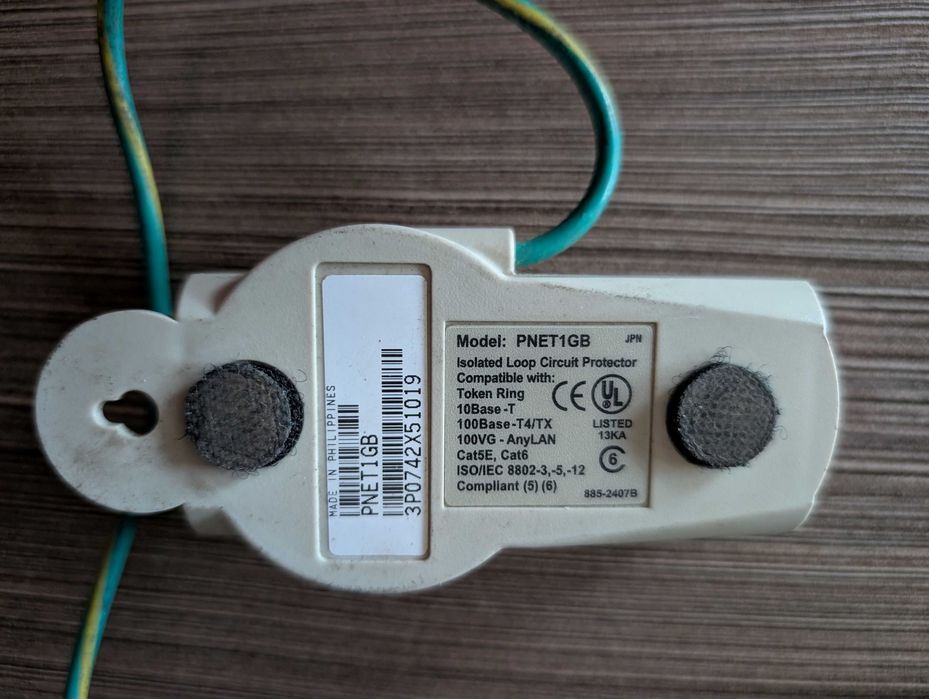 APC ProtectNet PNET1GB защита от пренапрежение за LAN 10/100/1000