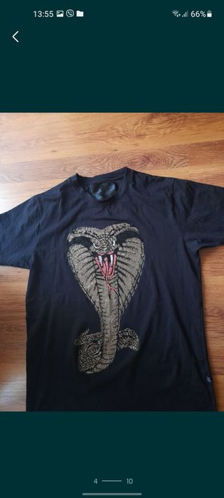 PHILIPP PLEIN- OF WHITE мъжки тениски L размер.