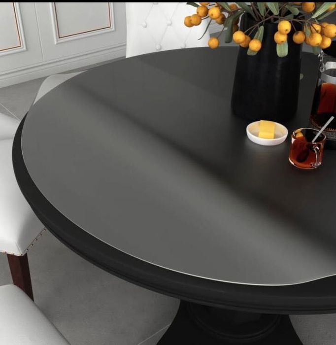 Folie de protectie masa, mat, Ø 100 cm, pvc, 2 mm