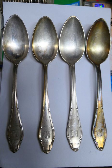 Tacamuri vechi Argintate ONT Oficiul National de Turism Linguri Cutite