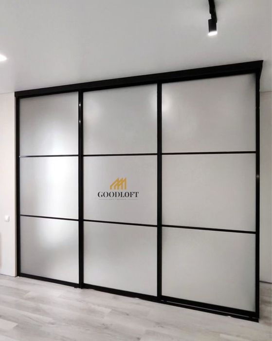 Стеклянные перегородки | Раздвижные двери | Oynali eshiklar | PR-6