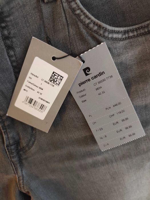 Мъжки дънки голям размер Pierre Cardin