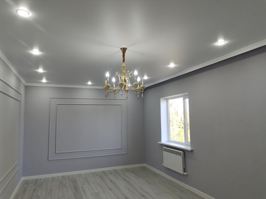 Установка люстра