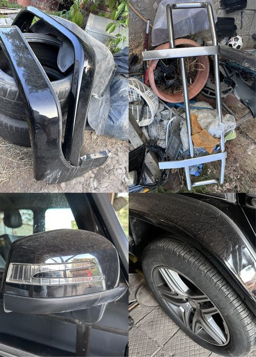 Части за Mercedes G63 W463 , калници, капак, решетки, раздувки, фарове
