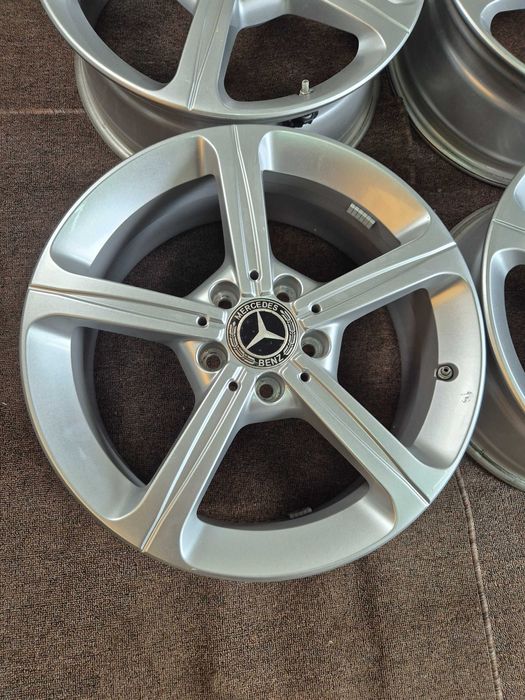 4 Jante Aliaj 5x112 17'' 6.5J ET 44 - OEM Mercedes A Class CLA B Class VITO VIANO V-Class + Senzori OEM Mercedes !