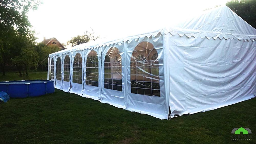 Cort eveniment, cort de petrecere, pavilon, structura din otel