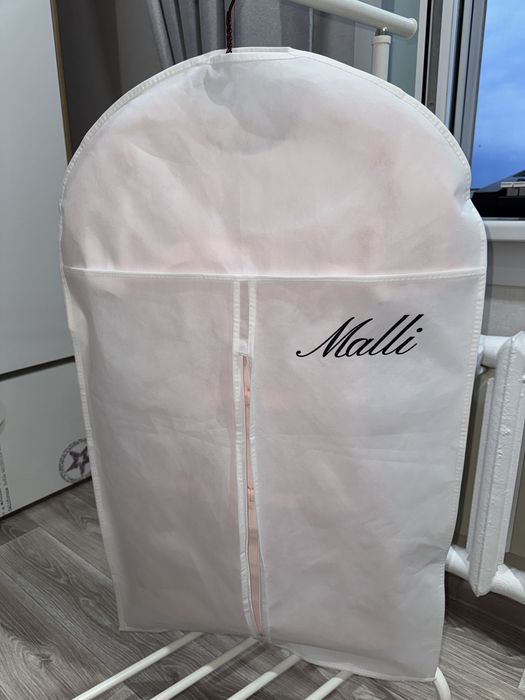 Платье Malli мини, тафта, розовое