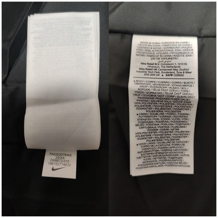 Geaca pelerina Nike mărimea L/XL damă sau M/L bărbați