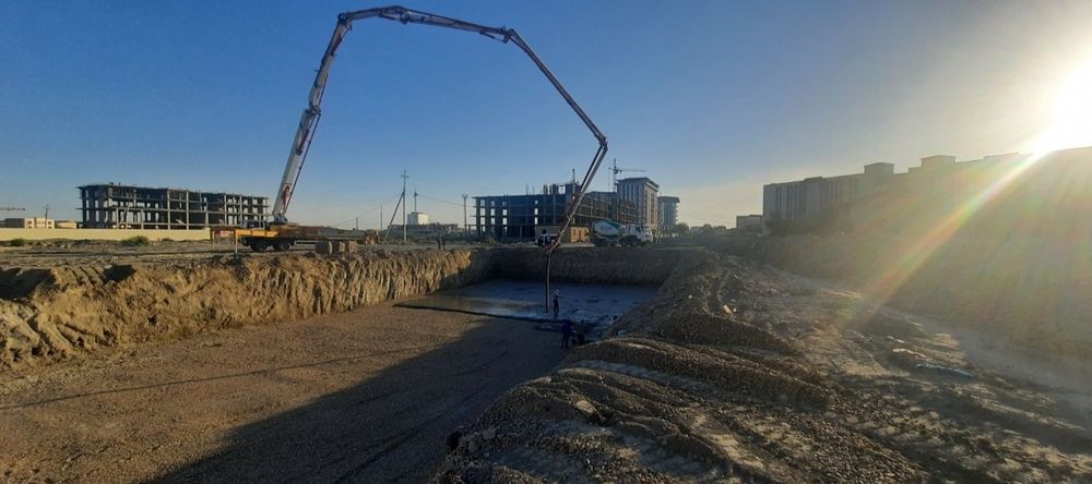 Тайёр бетон. Готовый бетон.