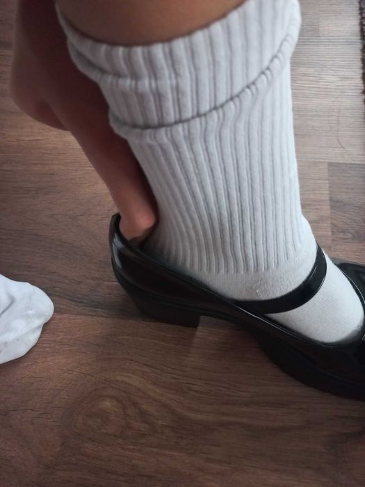 Черные туфли лодочка