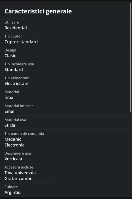 Cuptor incorporabil Bosch HBA534ES3