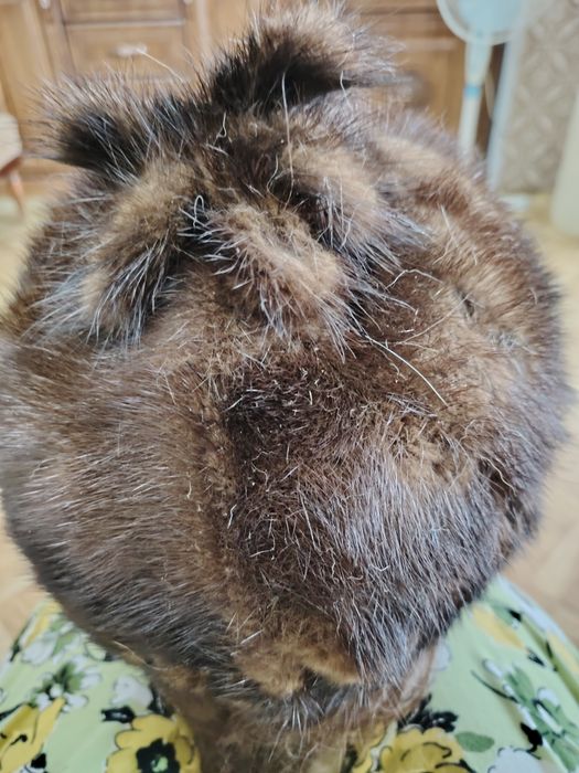 Шапки норка б/у три штуки