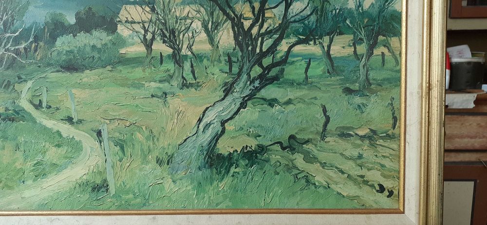 Tablou - Peisaj ulei pe panza - semnat