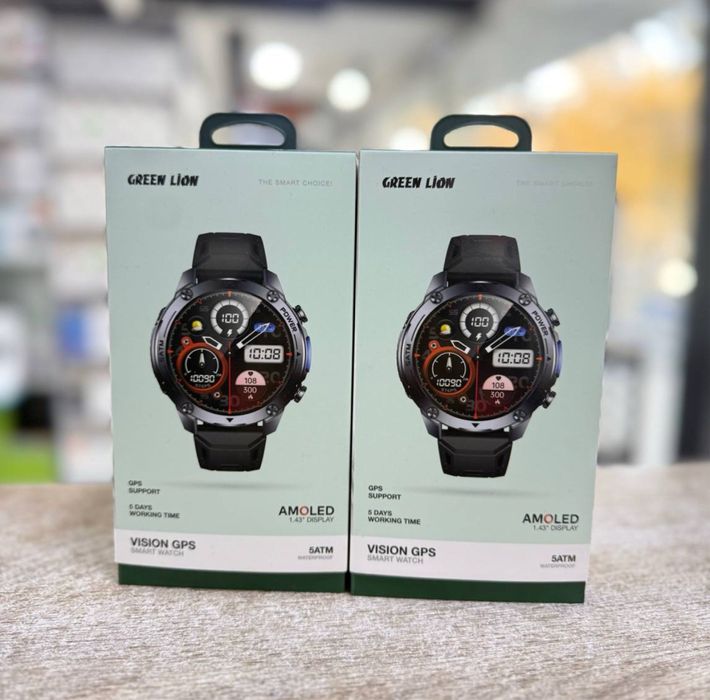 Green lion smart watch • классик • спортивный • амолед • сим картой