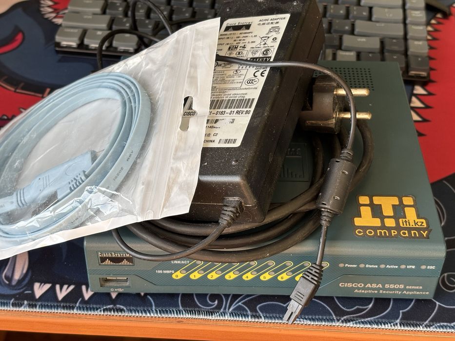 Cisco ASA 5505 + консольный кабель