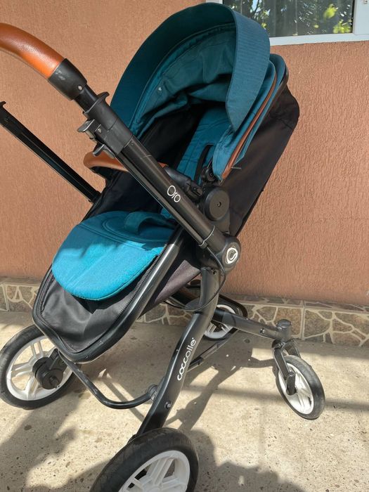 Carucior copii Coccole Oro turcoaz