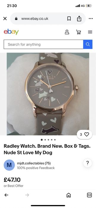 Нов часовник Radley с кученца