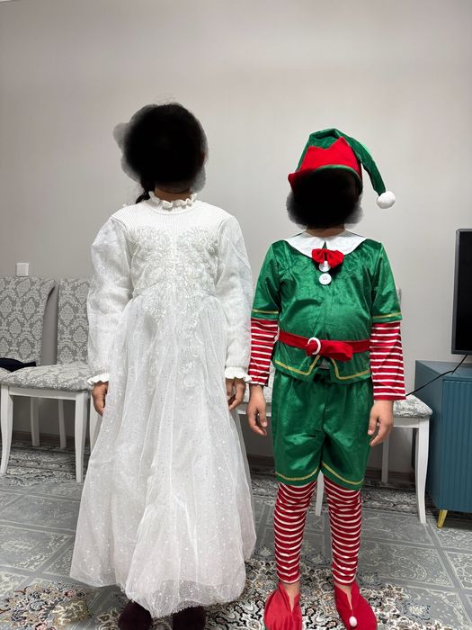 Костюм новогодний, наряд гнома