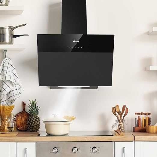 CIARRA CBCF6736H Hotă înclinată 60 cm 650m³/h - Clasa A++ - Filtru de carbon inclus