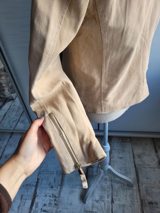 Geaca de piele naturala tip Zara