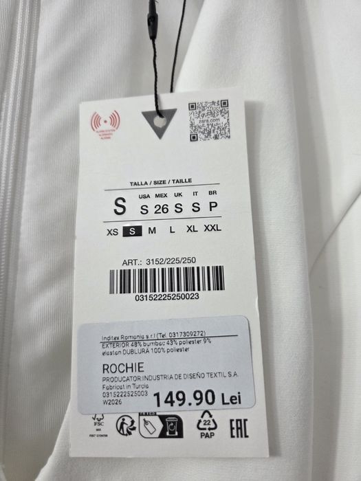 Rochie zara alba