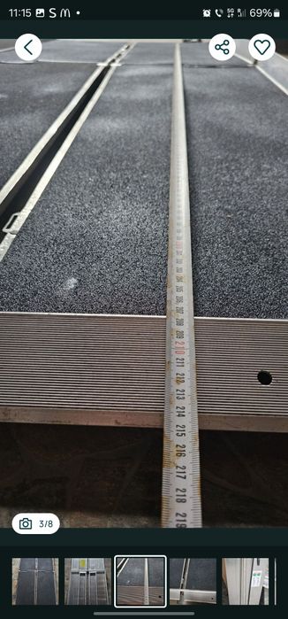 Rampa din aluminiu portabila pentru scaun cu rotile