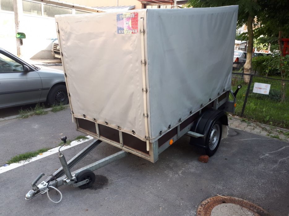 Inchirieri remorci auto 750 kg, transport moto/atv