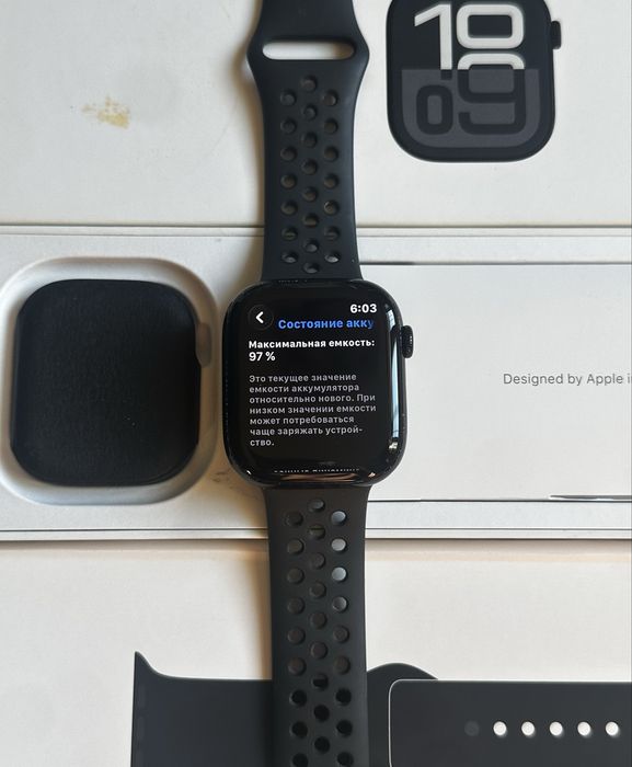 Apple watch 10/46 97% Jet Black