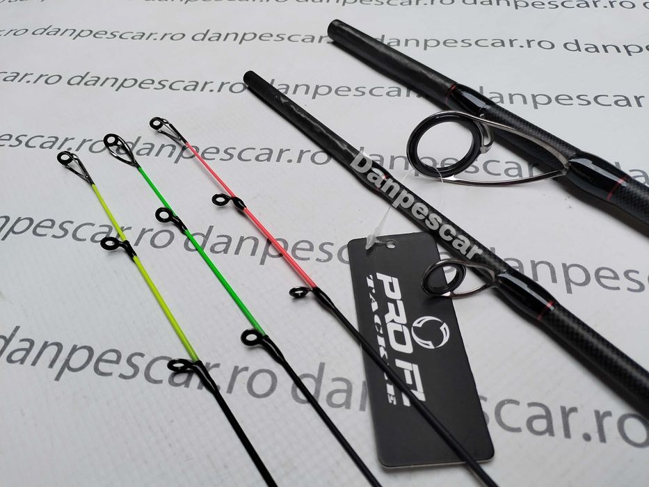Lanseta PRO FL Black FORCE FEEDER 3,60m 180 grane 3 varfuri