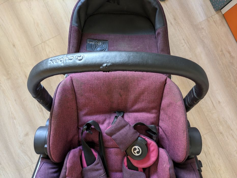 Бебешка / детска количка Cybex Priam Gold модел 2017, лилава