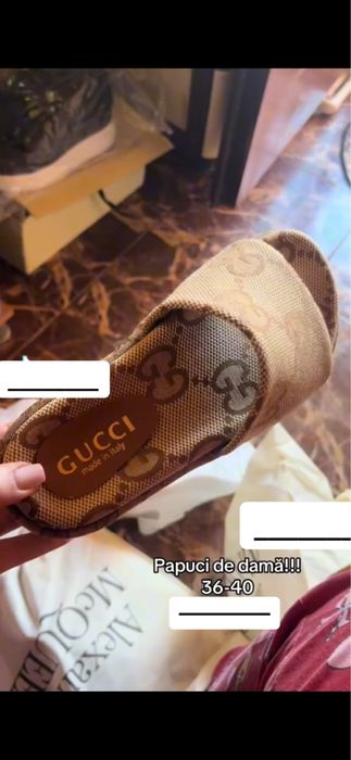 papuci gucci damă