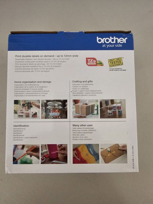 Brother PT-P300BT P-touch CUBE nou, sigilat, 200 lei – imprimantă etichete Bluetooth, compactă