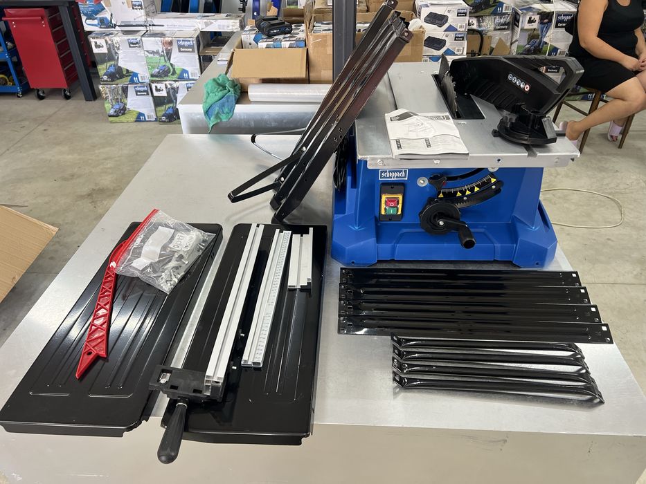 Стационарен  циркуляр с лазер Scheppach HS110 и HS250L SE 2000W 4800об