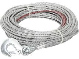 Cablu otelit pentru troliu 28x10mm cu carlig