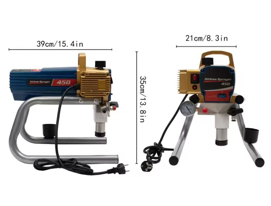 Професионална машина за безвъздушно боядисване 1500 W/2,2 л. модел 450