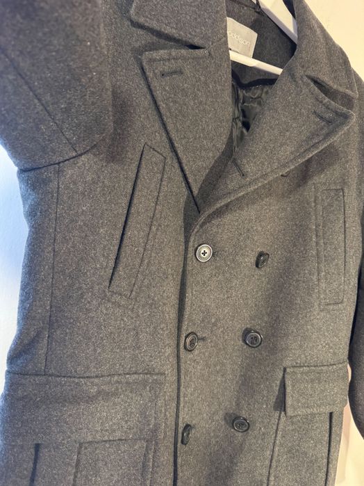 Palton barbat,gri,elegantMaddison, croi clasic – mărime L (etichetă M)