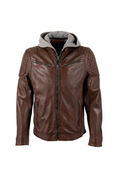 Geaca de Piele Barbati Finshley Harding London Coniac GMNewOrleans