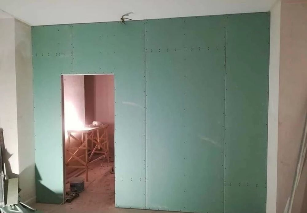 Гипсокартон.гкл. перегородка.стена.потолок. короб.лестница ...