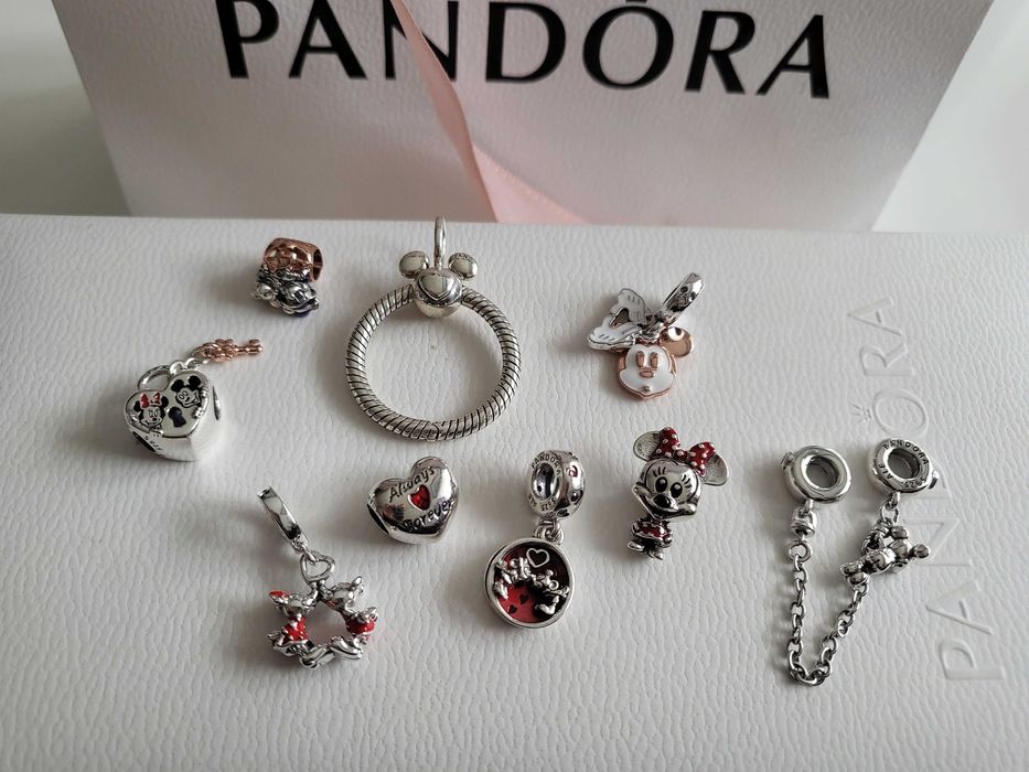 Оригинални сребърни талисмани PANDORA ALE S925 Пандора+ кутия!