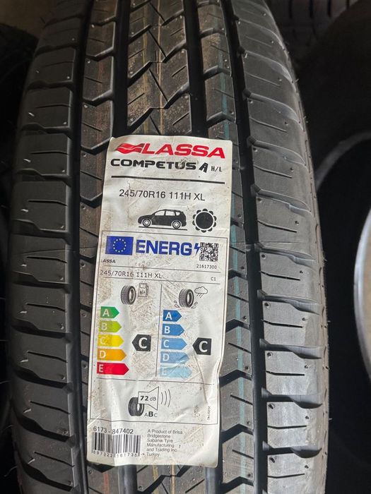 Vând 4 anvelope 245/70/16 Lassa de vară noi