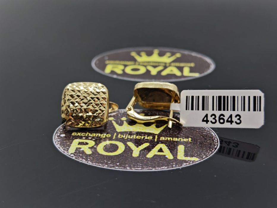 Bijuteria Royal: Cercei aur 14k/1.94 gr
